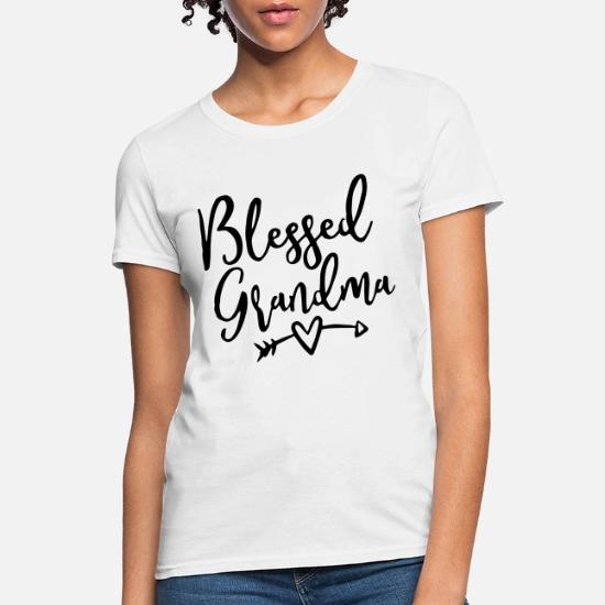 MISSES Gildan Basic V Blessed Grandma V 